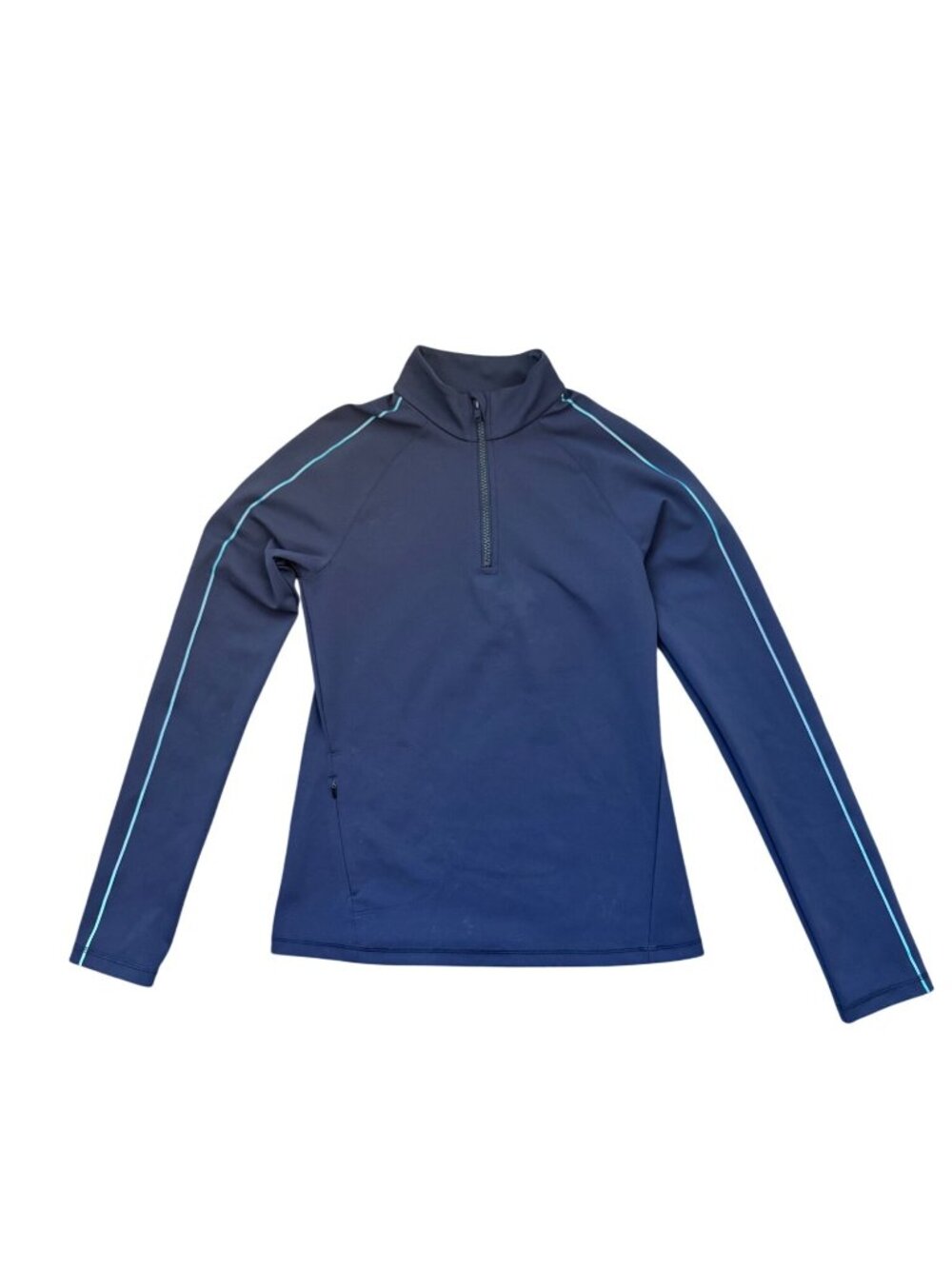 Outdoor Voices Womens Navy Blue 1/4 Zip Pullover Size S
